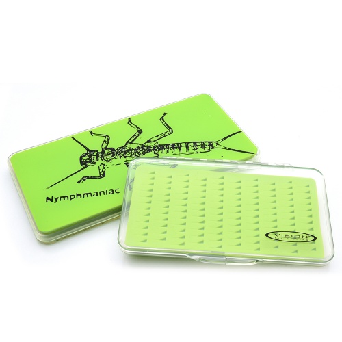 Vision Nymphmaniac Fly Box Large Storage For Fishing Flies