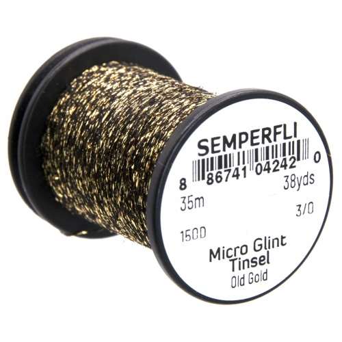 Semperfli Micro Glint Nymph Tinsel Old Gold
