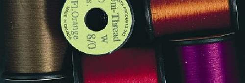 Uni Super Midge Pre Waxed Thread 8/0 50 Yards Red Fly Tying Threads (Product Length 50 Yds / 45.7m)