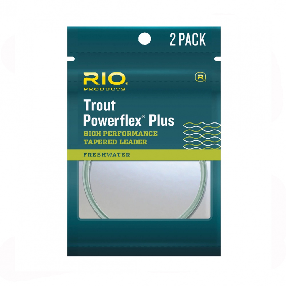 Rio Products Powerflex Plus Leader 9Ft / 2.7M 7X For Fly Fishing (Length 9ft / 2.75m)