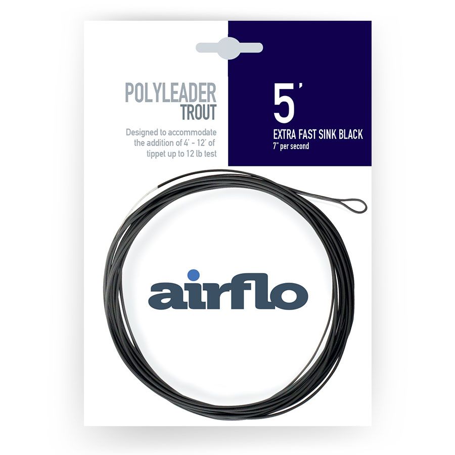 Airflo Polyleader Trout 5 Foot Extra Super Fast Sink (Pesf24-5T) Fly Fishing Leader (Length 5ft / 1.6m)