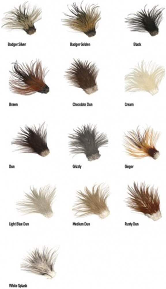 Metz Cock Feather Saddle Grade 1 Badger Fly Tying Materials