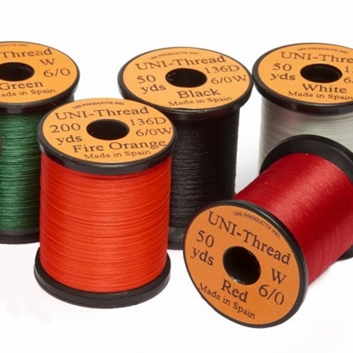 150D 6/0 UV Fly Tying Thread (set of six) 