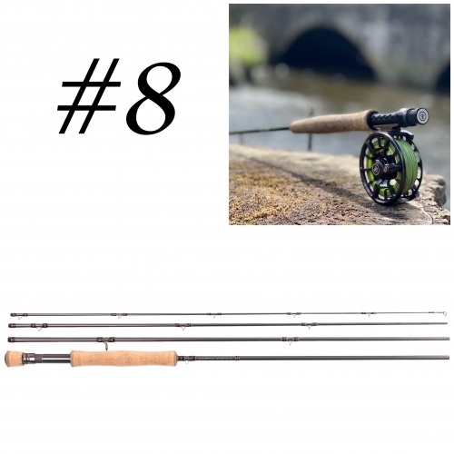 Arctic Silver Zense Fly Rod Medium / Fast Action 9' 6 #7 for Fly Fishing
