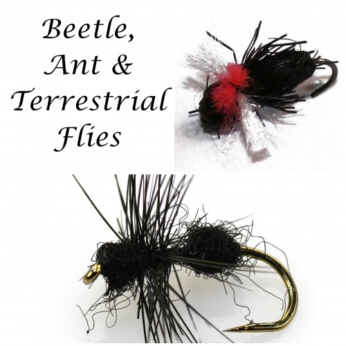 Terrestrial Flies for Trout, Beetles & Hoppers