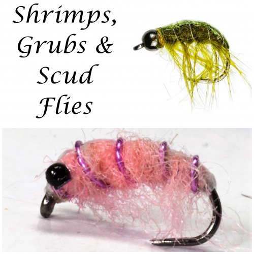 Cheap #8 #10 Ultraviolet Nymph Scud Shrimps Flies Bug Worm Trout
