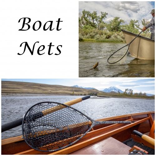 Boat Net With Extendable Handle Black 22inch