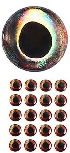 5mm 3D Epoxy Eyes Natural