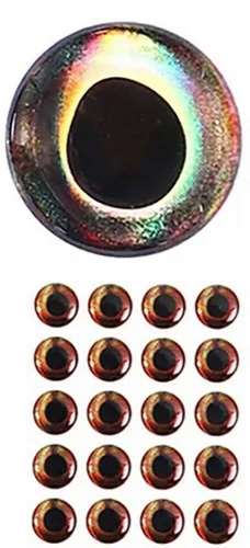 7mm 3D Epoxy Eyes Natural