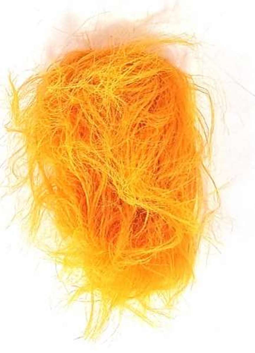 Synthetic King Marabou 40mm Tangerine