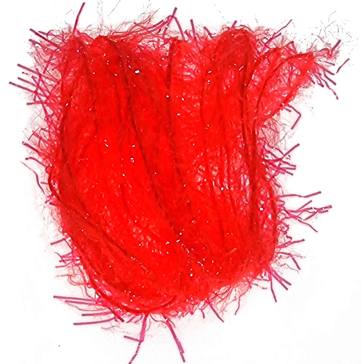 Synthetic Crystal Marabou 20mm Fl Red