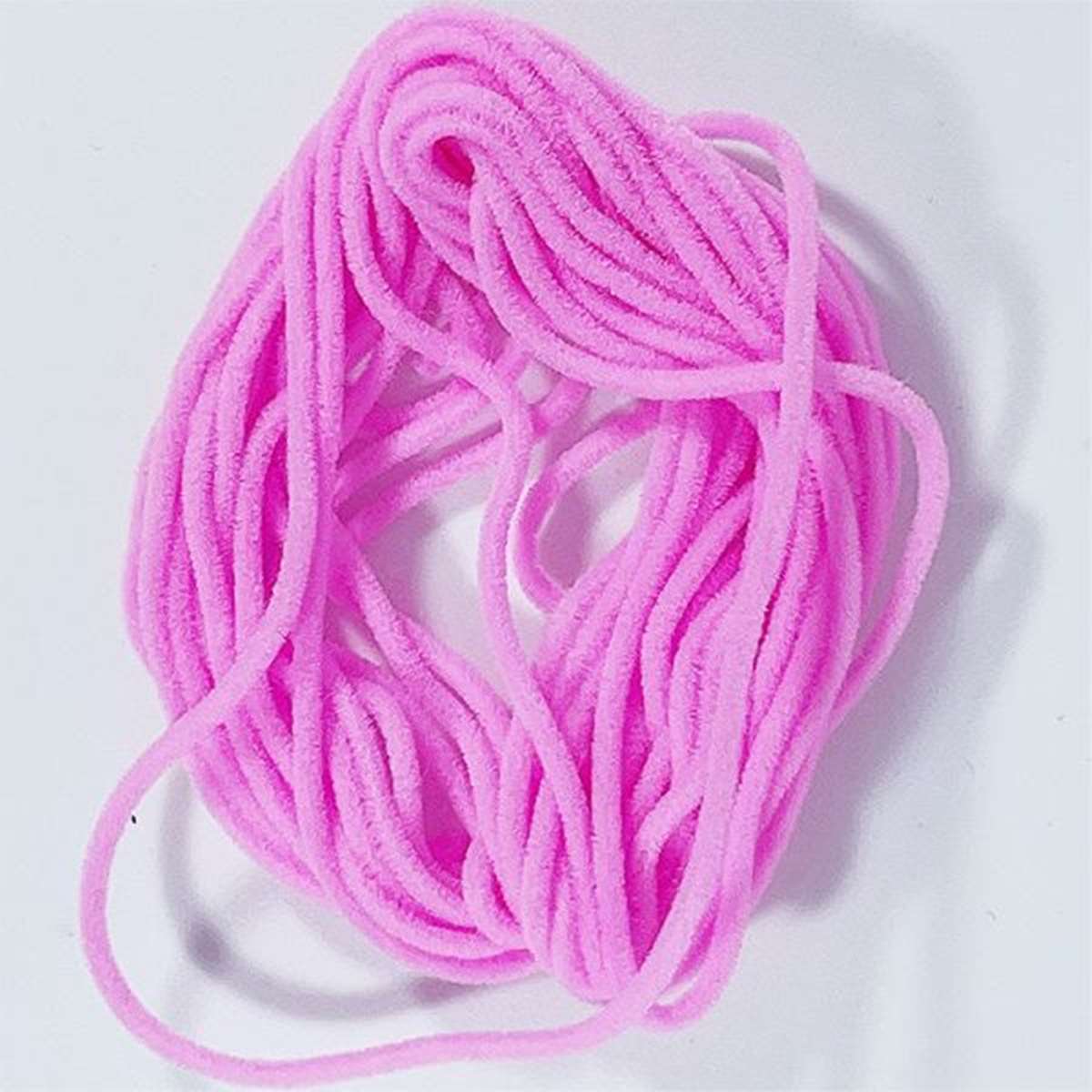 Suede Chenille 1.5mm Medium Fl Pale Pink