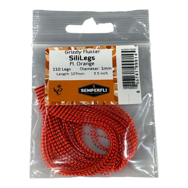 SiliLegs Grizzly Fl Orange