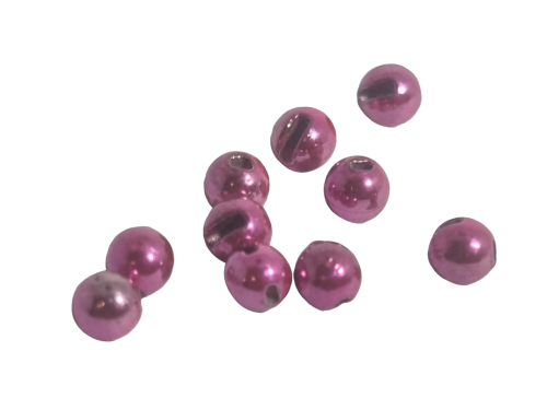 Tungsten Slotted Beads 2.3mm (3/32 inch) Pale Pink