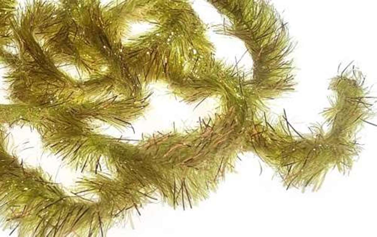 Copper Tinsel Fleck 15mm Large Pale Olive