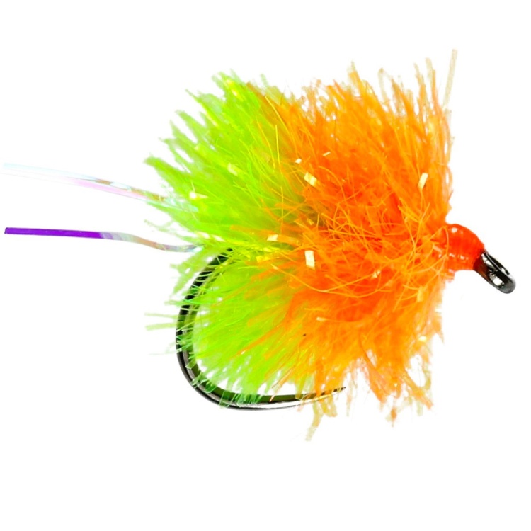 Caledonia Flies Blob Orange Pea Barbless #10 Fishing Fly