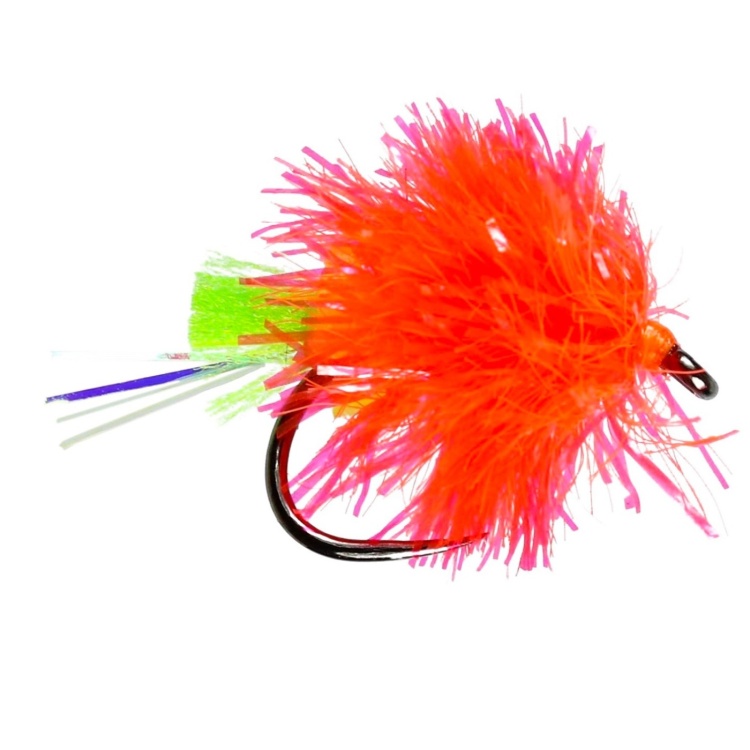 Caledonia Flies Fab Orange Blob Barbless #10 Fishing Fly