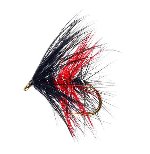 Caledonia Flies Squirmy Wormy Sanjaun Red #10 Fishing Fly