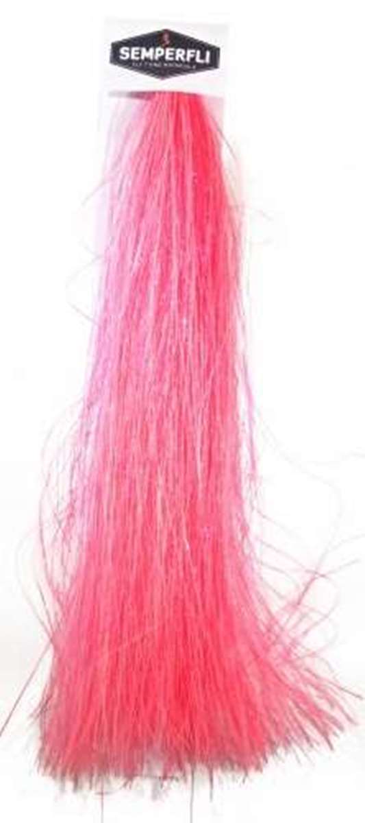 SemperFlash Glow In Dark Baitfish Wing Hot Pink