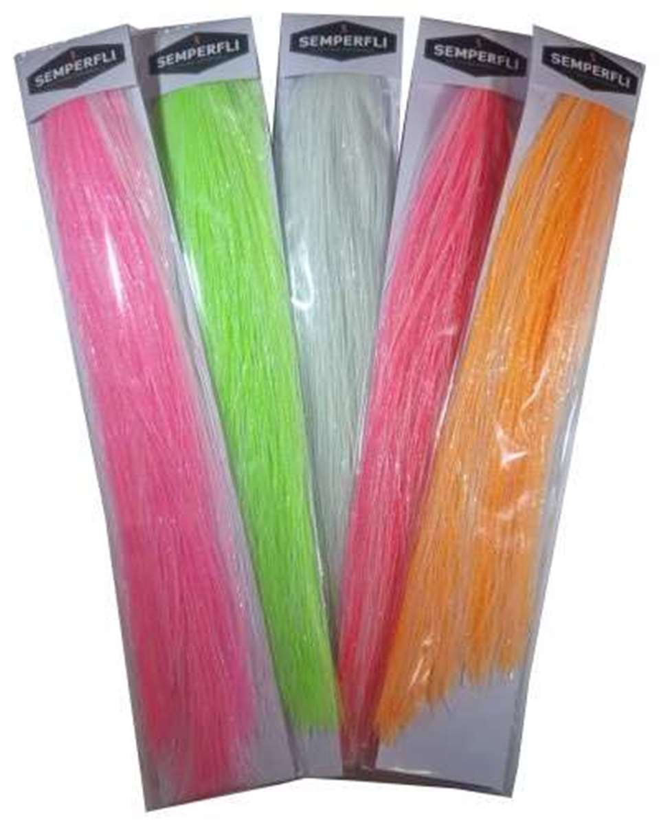 SemperFlash Glow In Dark Baitfish Wing Hot Pink