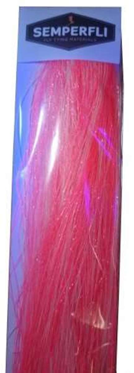 SemperFlash Glow In Dark Baitfish Wing Hot Pink