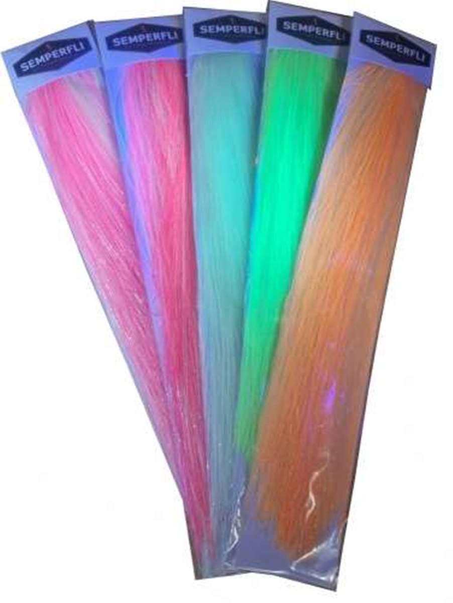 SemperFlash Glow In Dark Baitfish Wing Hot Pink