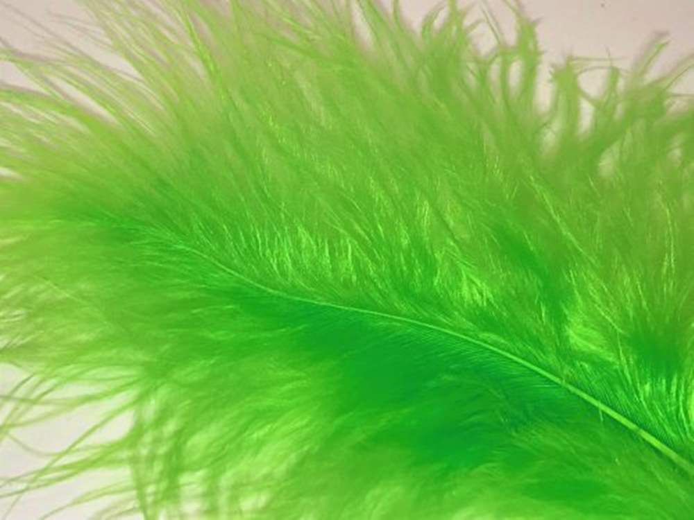 Veniard Turkey Marabou Feathers Bright Green Fly Tying Materials