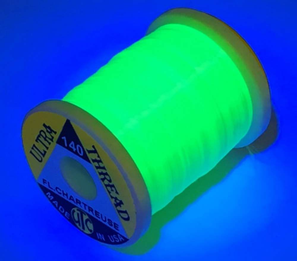 Utc Ultra Thread 140 Denier Fluorescent Chartreuse Fly Tying Threads