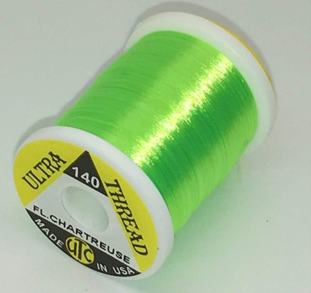 Utc Ultra Thread 140 Denier Fluorescent Chartreuse Fly Tying Threads