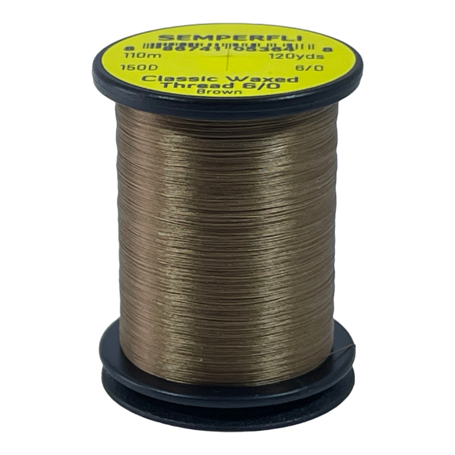 Semperfli Classic Waxed Thread 6/0 110m (120 Yards) Brown