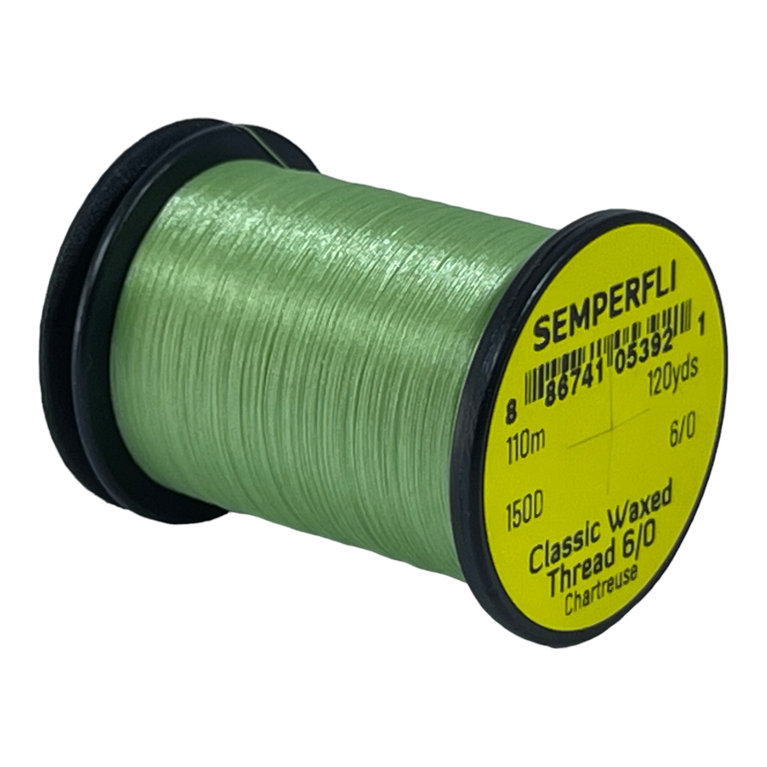 Semperfli Classic Waxed Thread 6/0 110m (120 Yards) Chartreuse