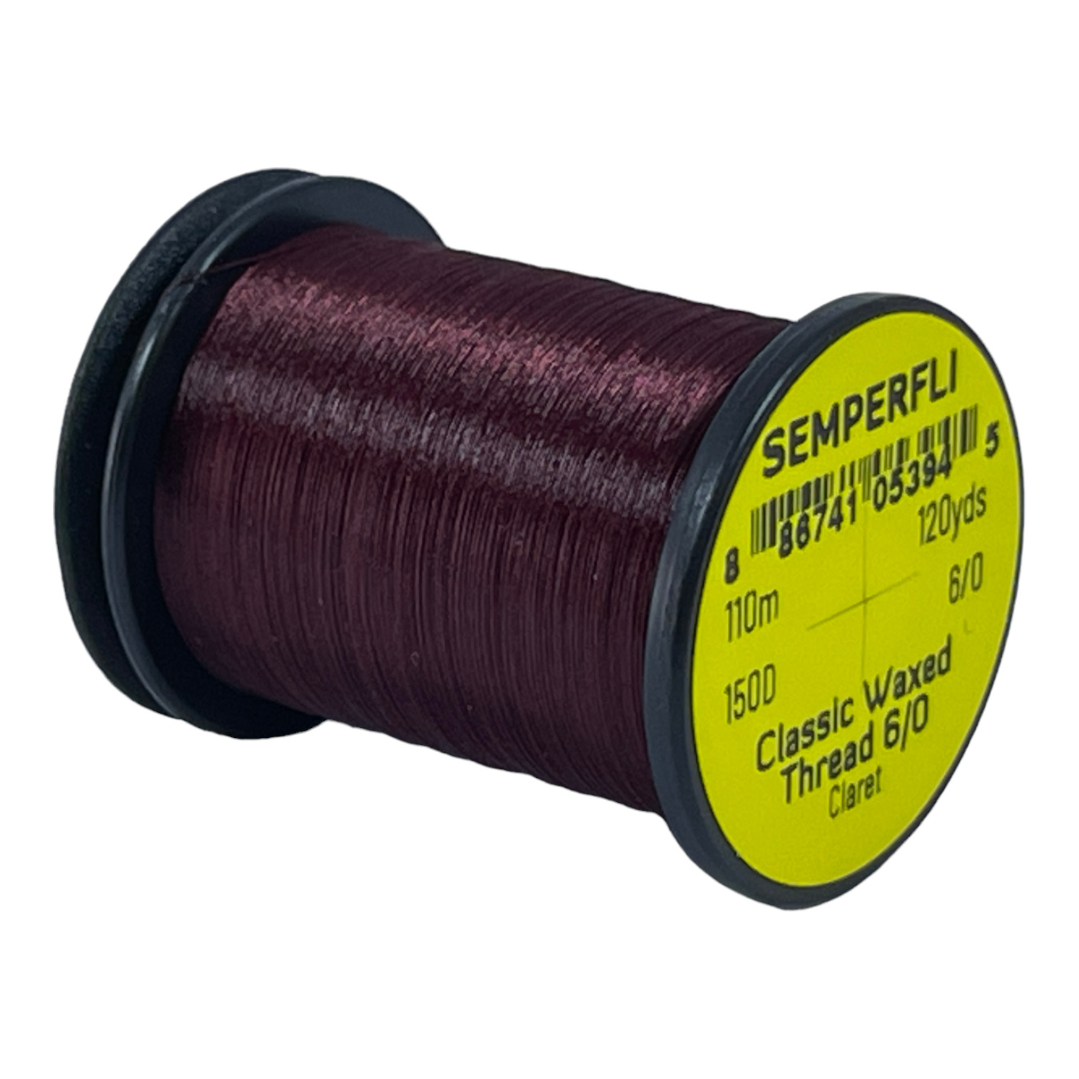 Semperfli Classic Waxed Thread 6/0 110m (120 Yards) Claret