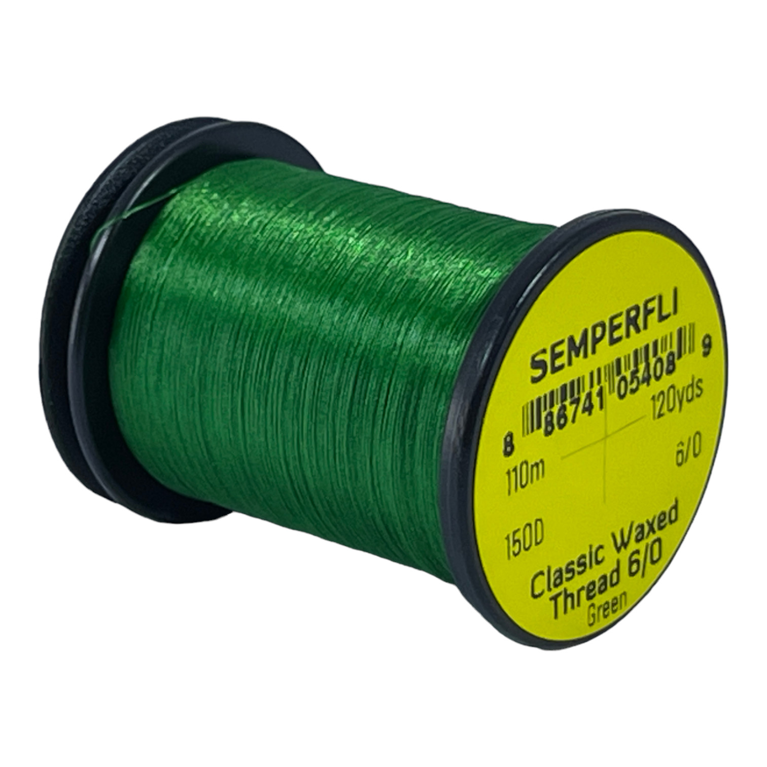 Semperfli Classic Waxed Thread 6/0 110m (120 Yards) Green