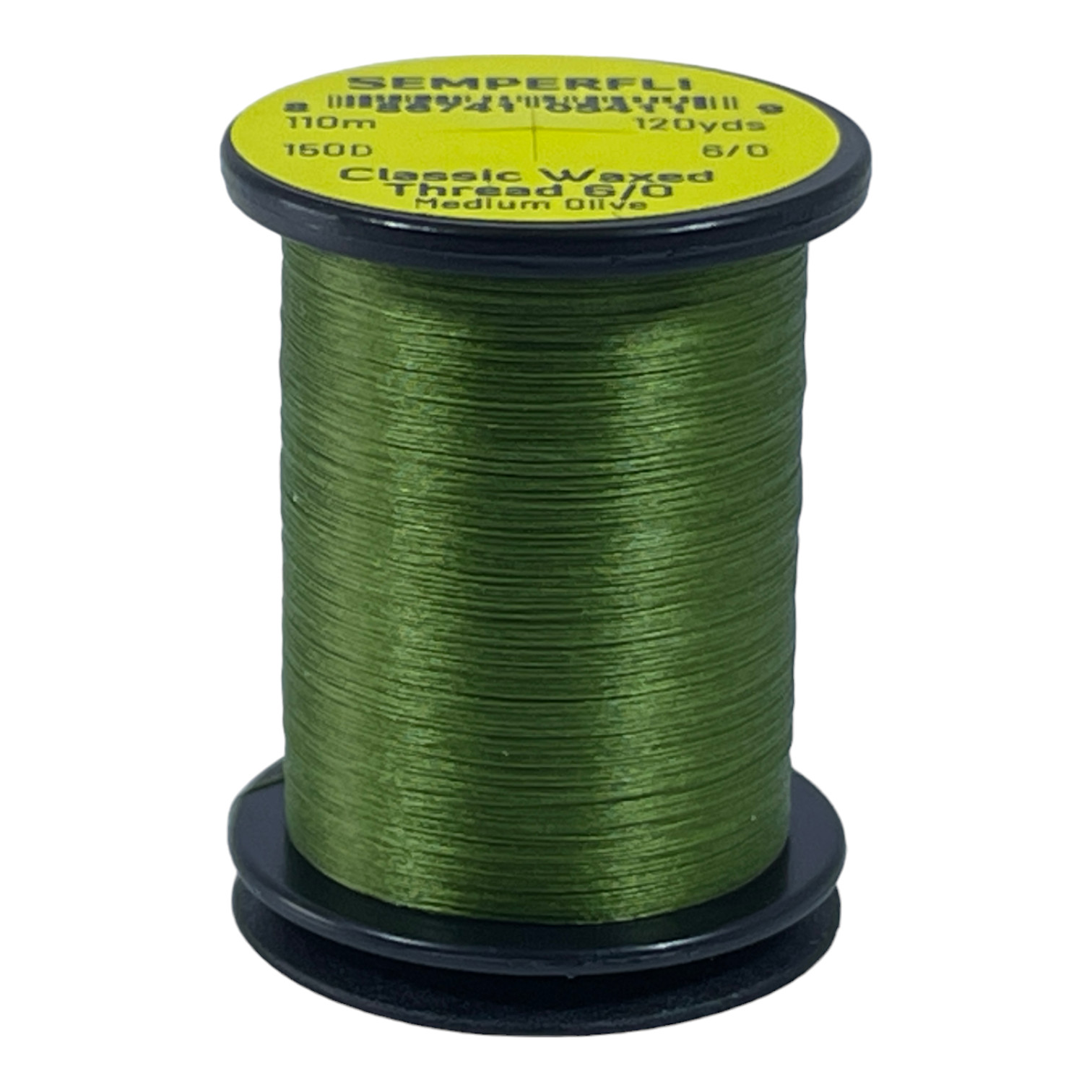 Classic Waxed Thread 6/0 110m (120 Yards) Medium Olive