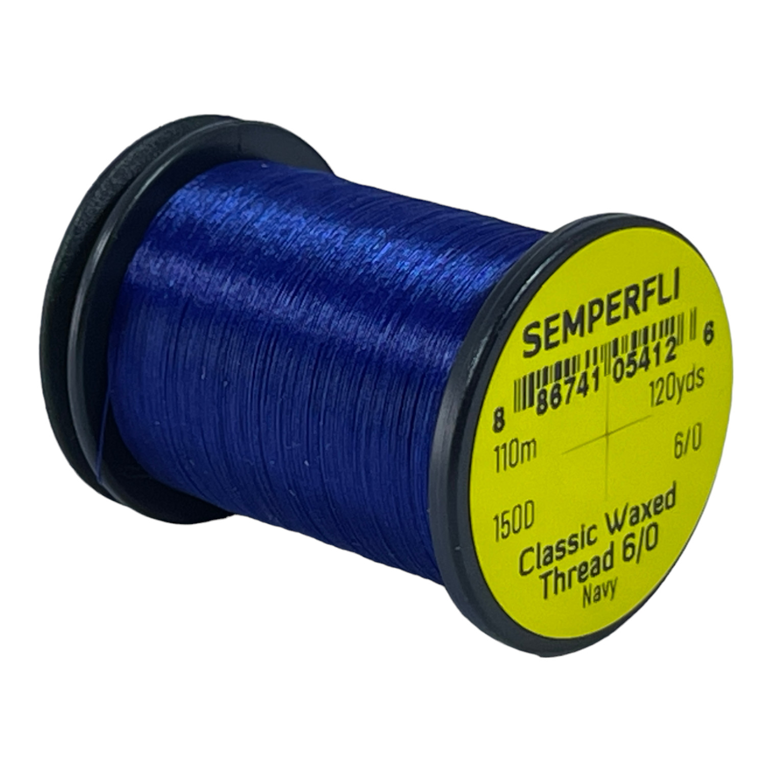 Semperfli Classic Waxed Thread 6/0 110m (120 Yards) Navy