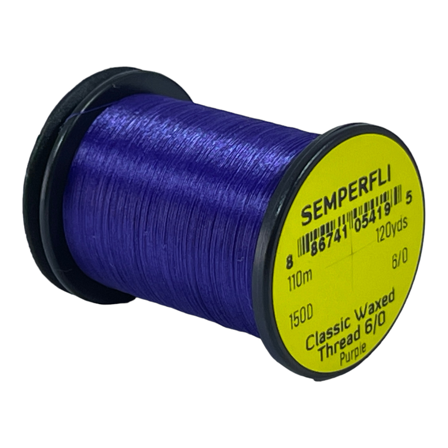 Semperfli Classic Waxed Thread 6/0 110m (120 Yards) Purple