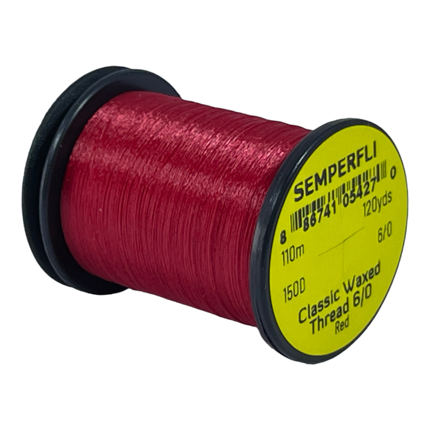 Semperfli Classic Waxed Thread 6/0 110m (120 Yards) Red