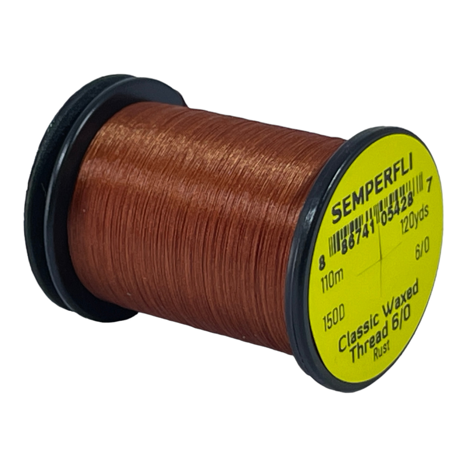 Semperfli Classic Waxed Thread 6/0 110m (120 Yards) Rust