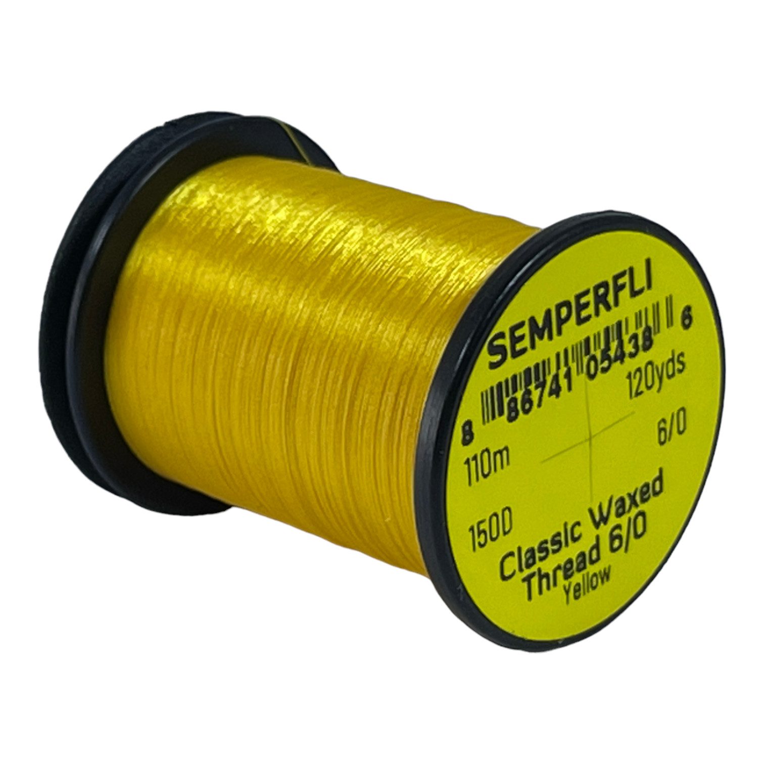 Semperfli Classic Waxed Thread 6/0 110m (120 Yards) Yellow