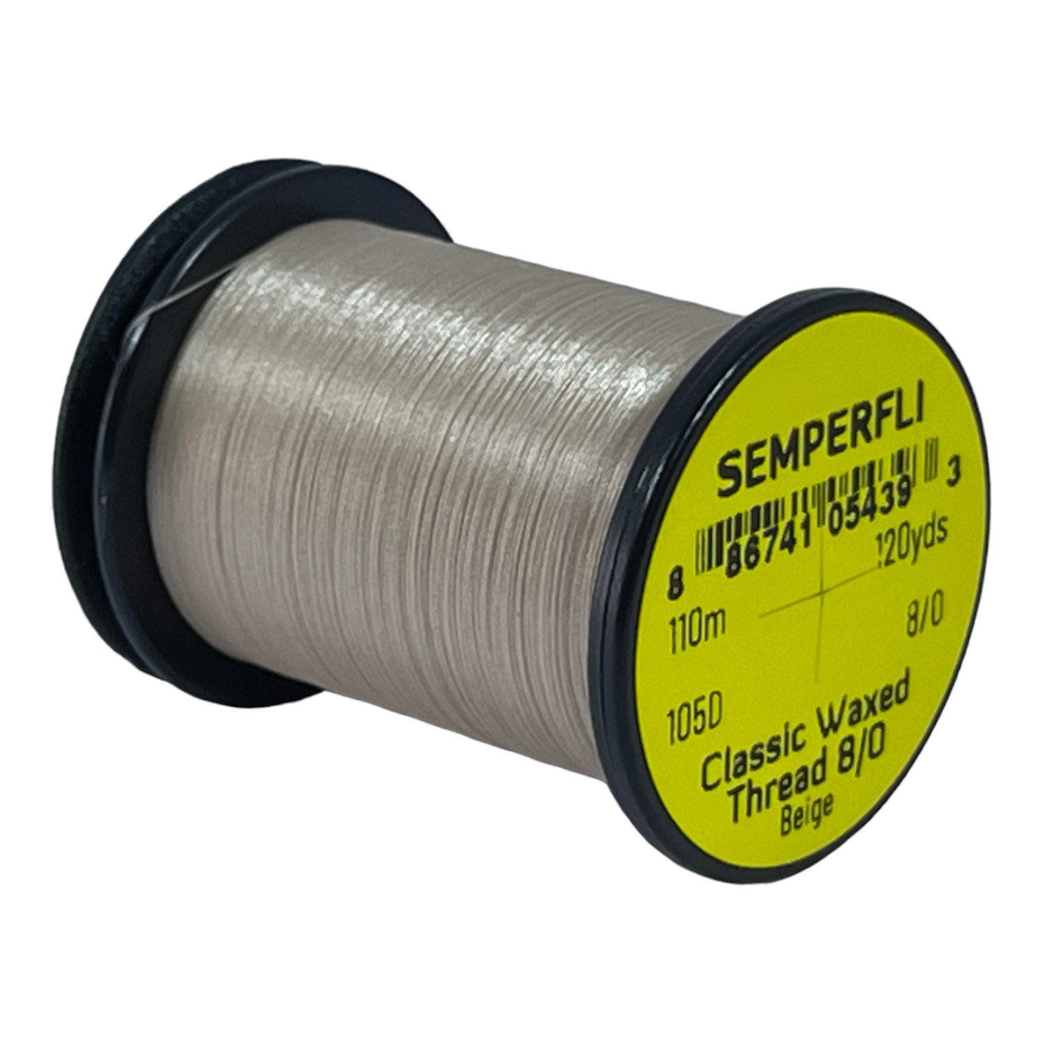 Semperfli Classic Waxed Thread 8/0 110m (120 Yards) Beige