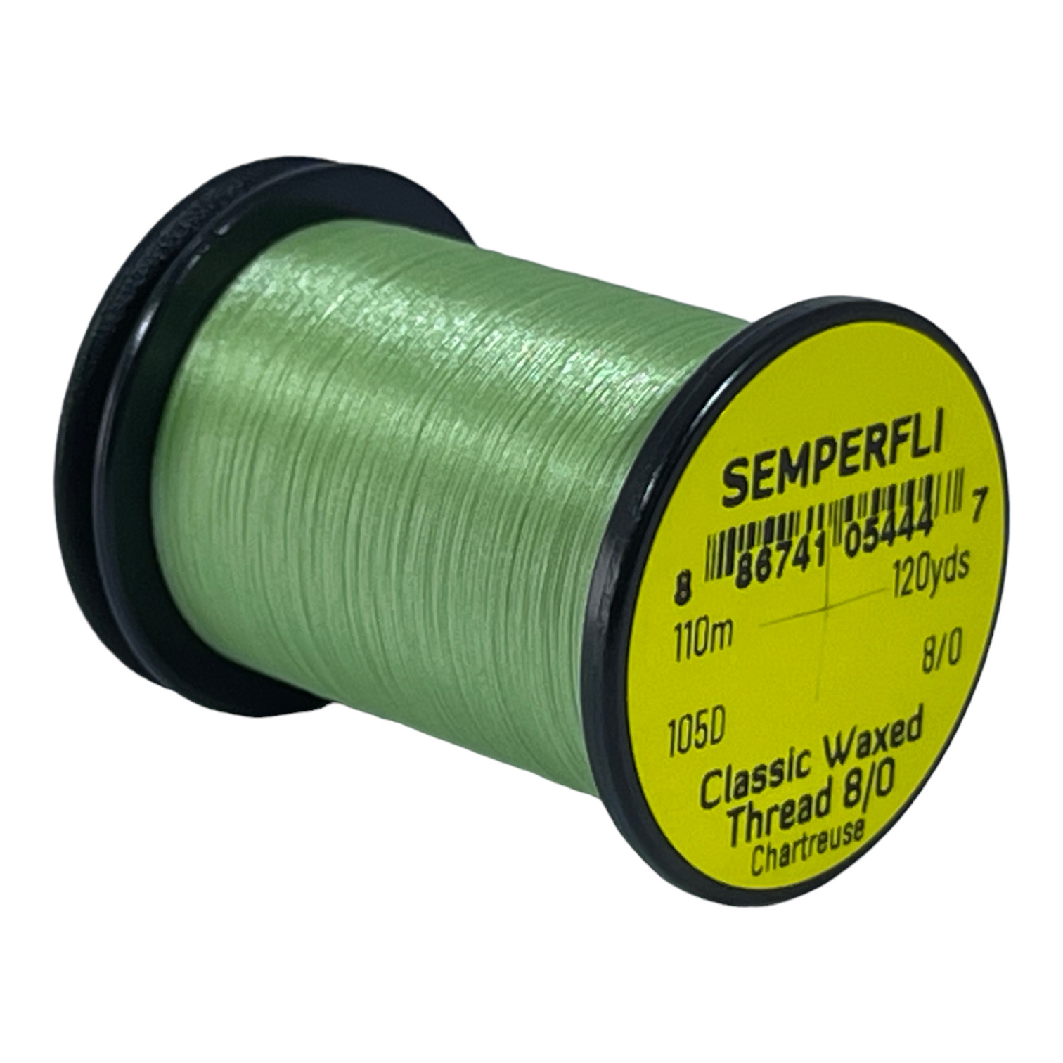 Semperfli Classic Waxed Thread 8/0 110m (120 Yards) Chartreuse