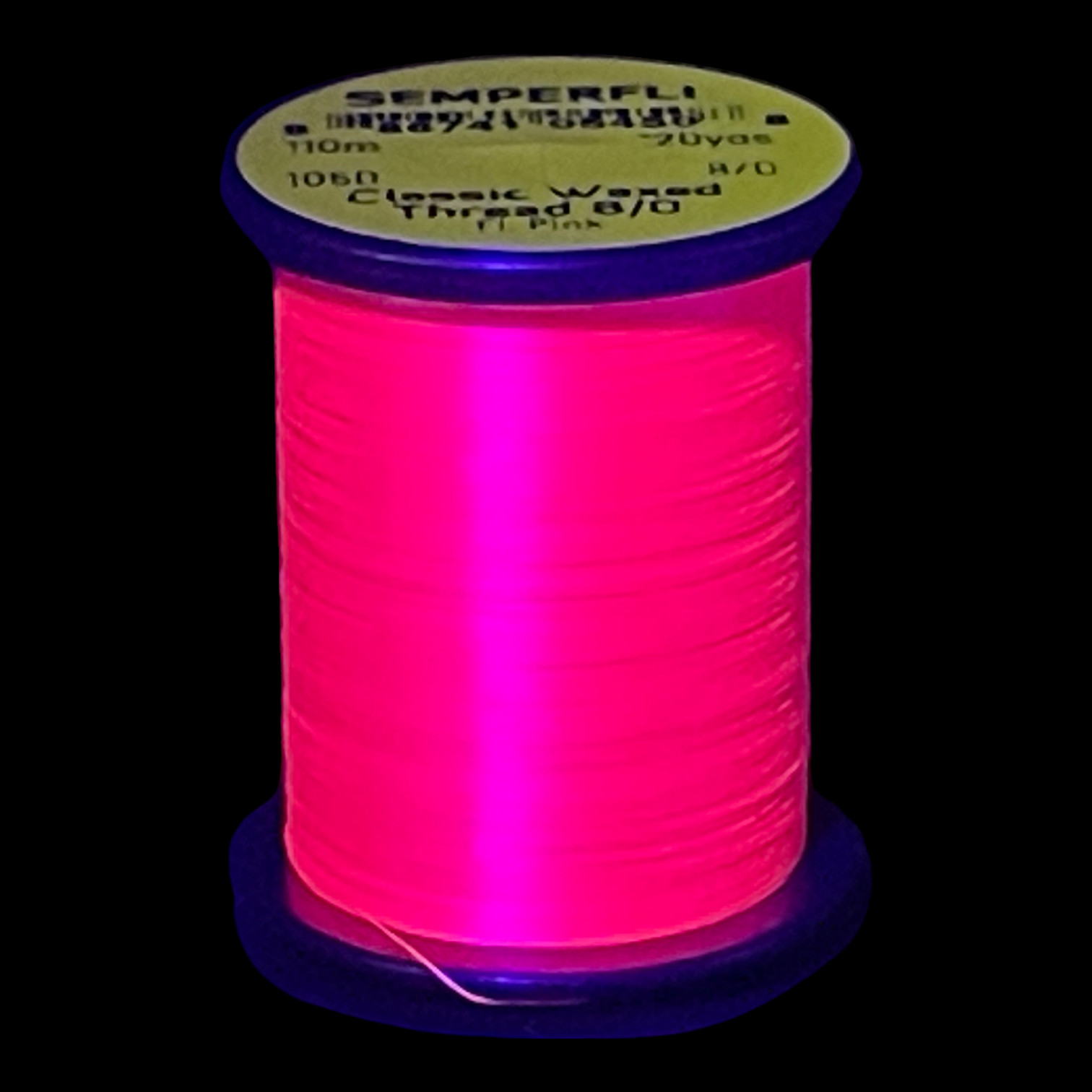 Classic Waxed Thread 8/0 110m (120 Yards) Fl Pink