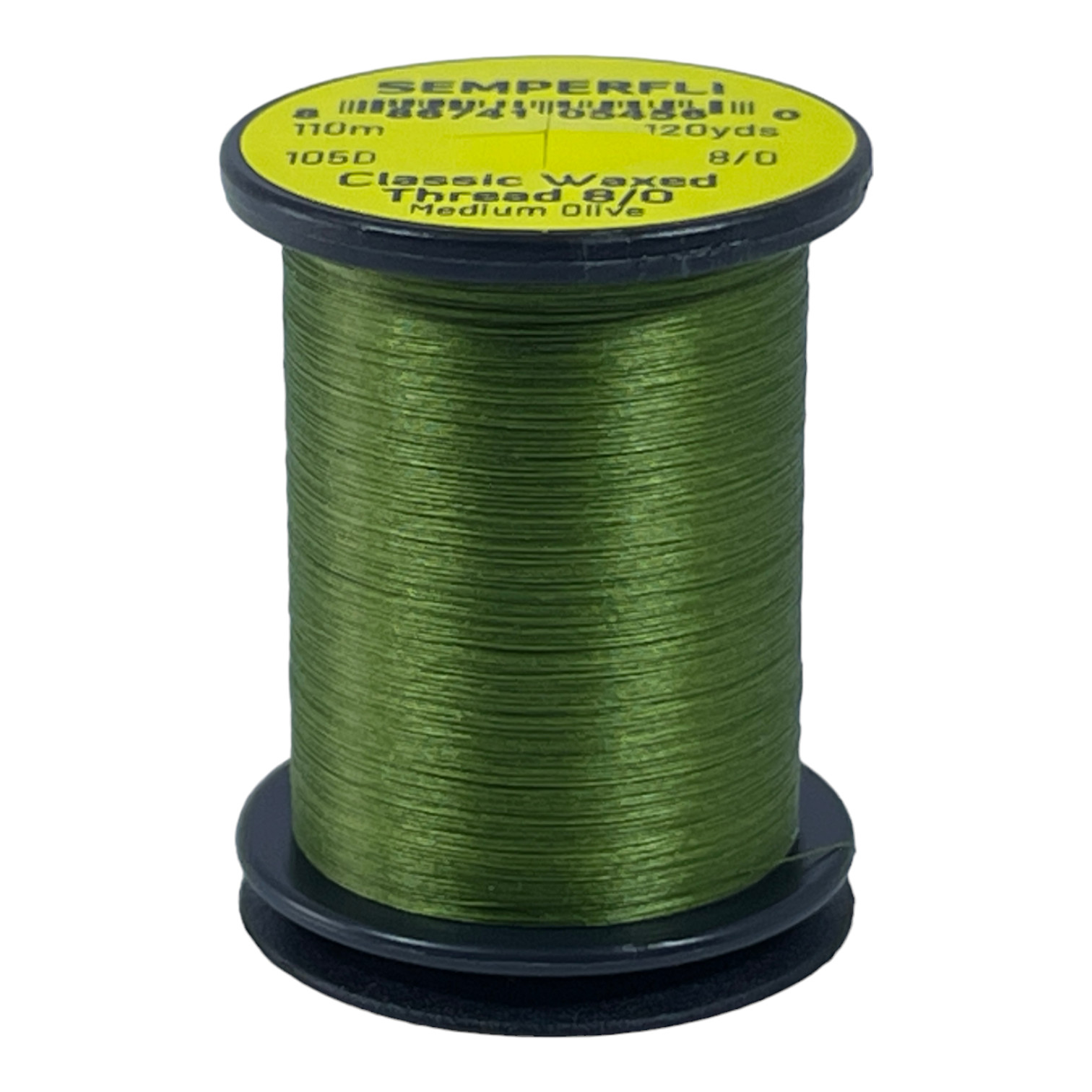 Classic Waxed Thread 8/0 110m (120 Yards) Medium Olive