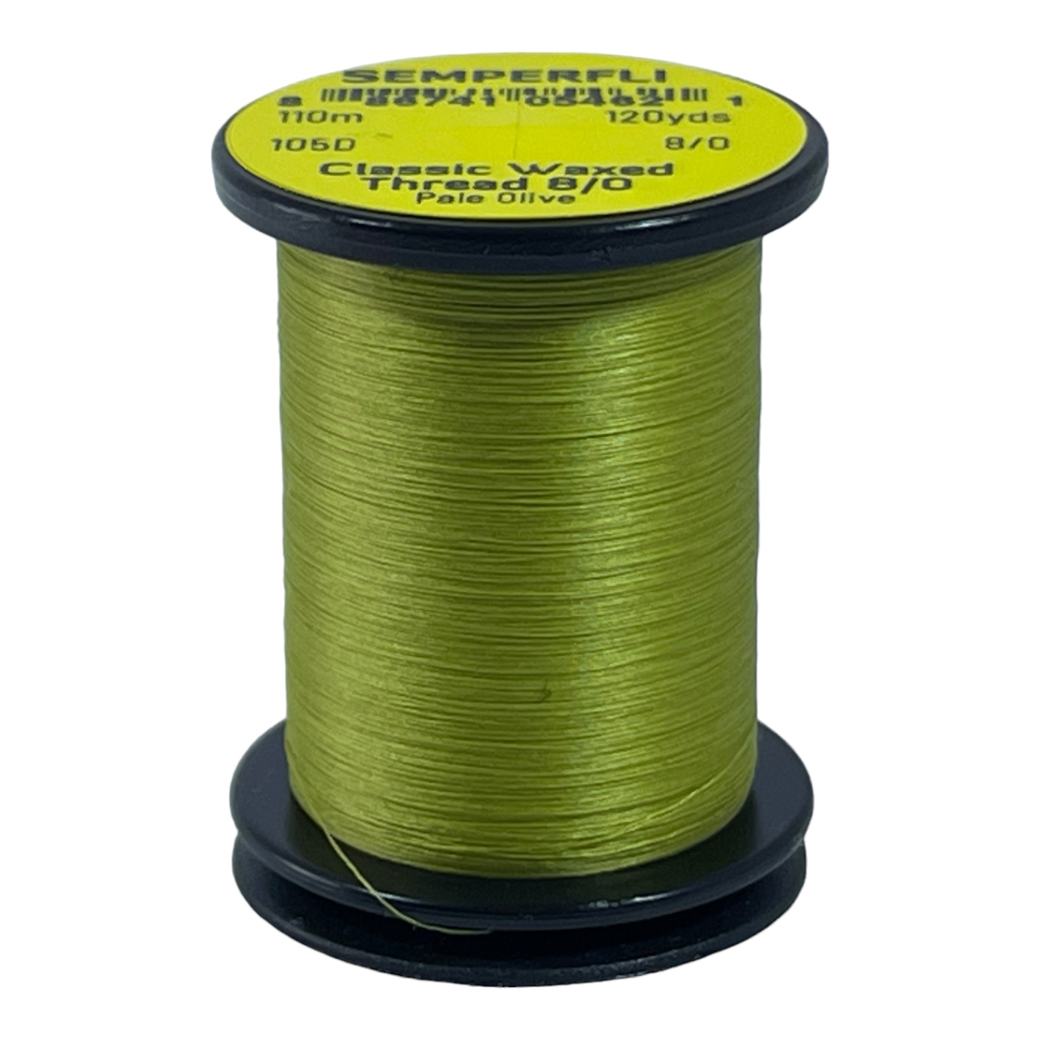 Semperfli Classic Waxed Thread 8/0 110m (120 Yards) Pale Olive