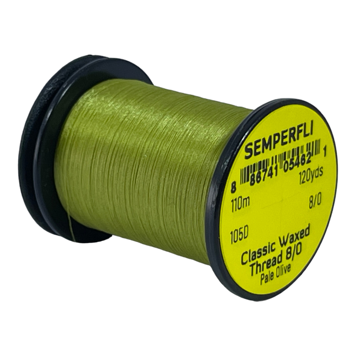 Semperfli Classic Waxed Thread 8/0 110m (120 Yards) Pale Olive