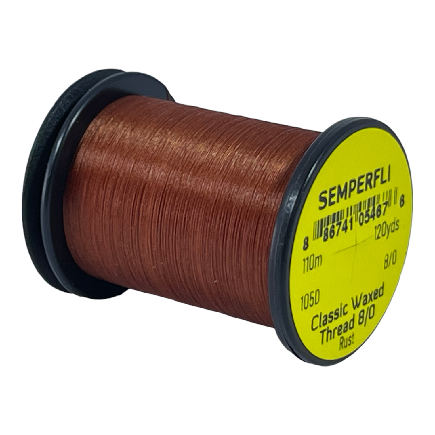 Semperfli Classic Waxed Thread 8/0 110m (120 Yards) Rust