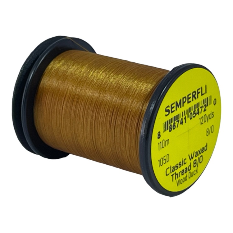 Semperfli Classic Waxed Thread 8/0 110m (120 Yards) Wood Duck