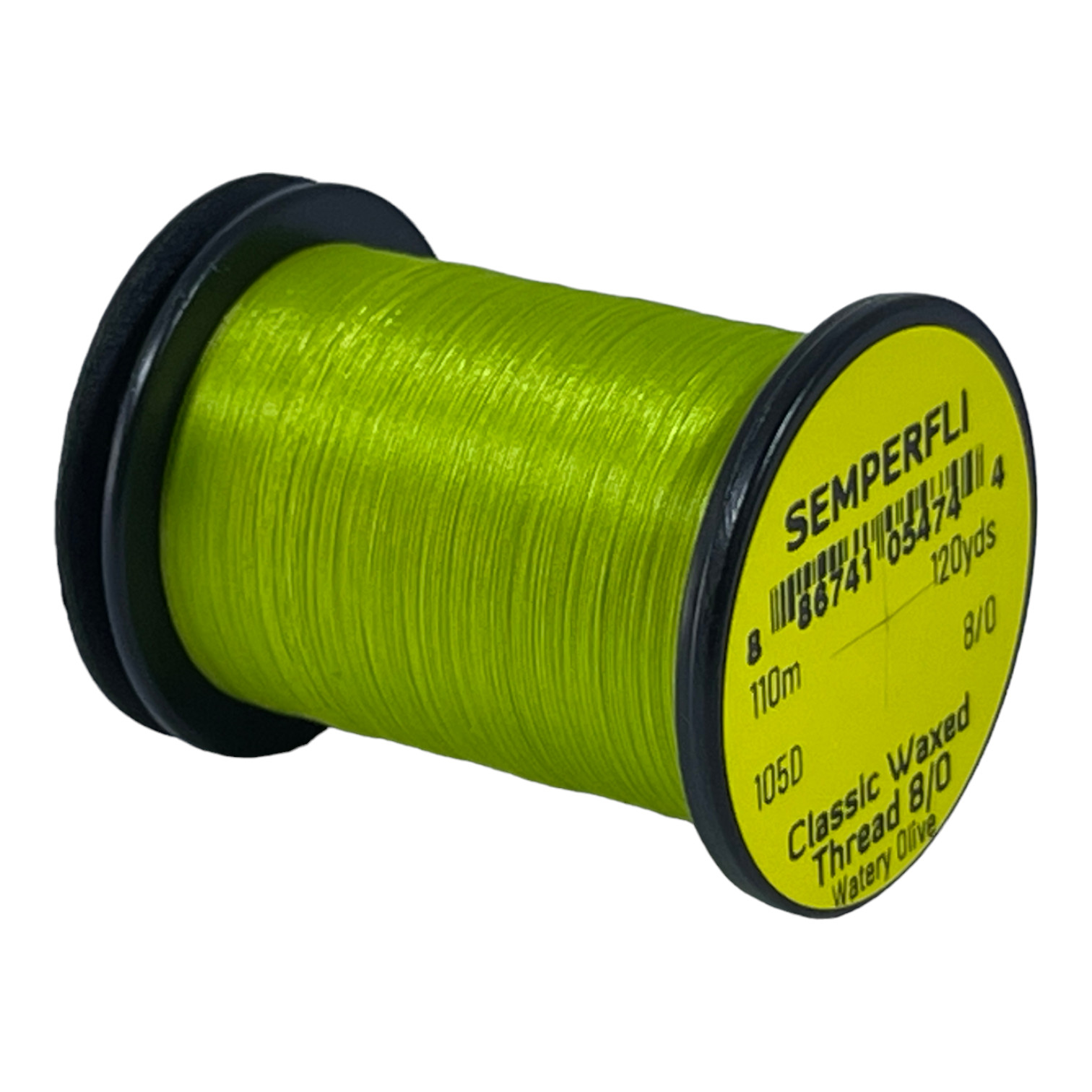 Semperfli Classic Waxed Thread 8/0 110m (120 Yards) Watery Olive