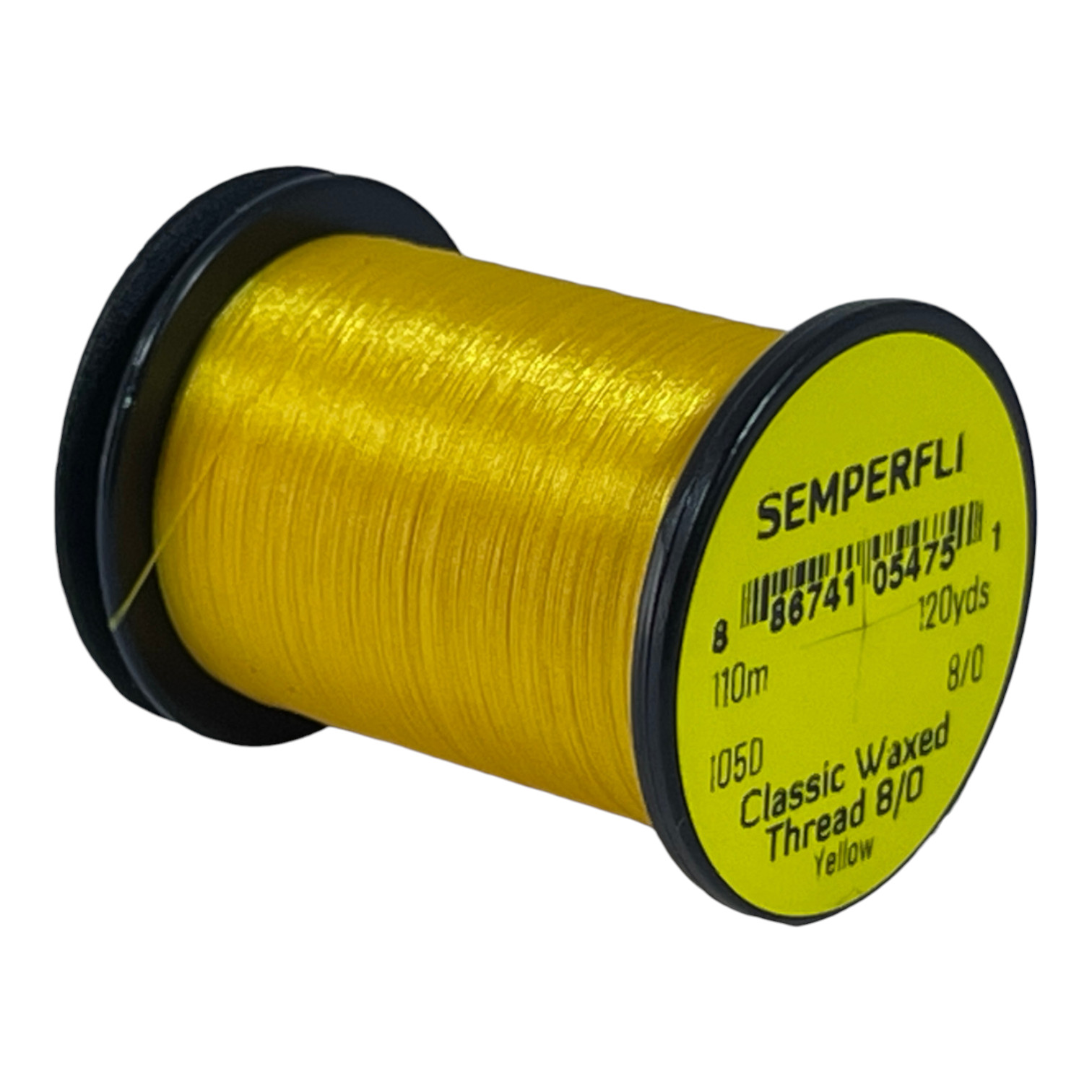 Semperfli Classic Waxed Thread 8/0 110m (120 Yards) Yellow