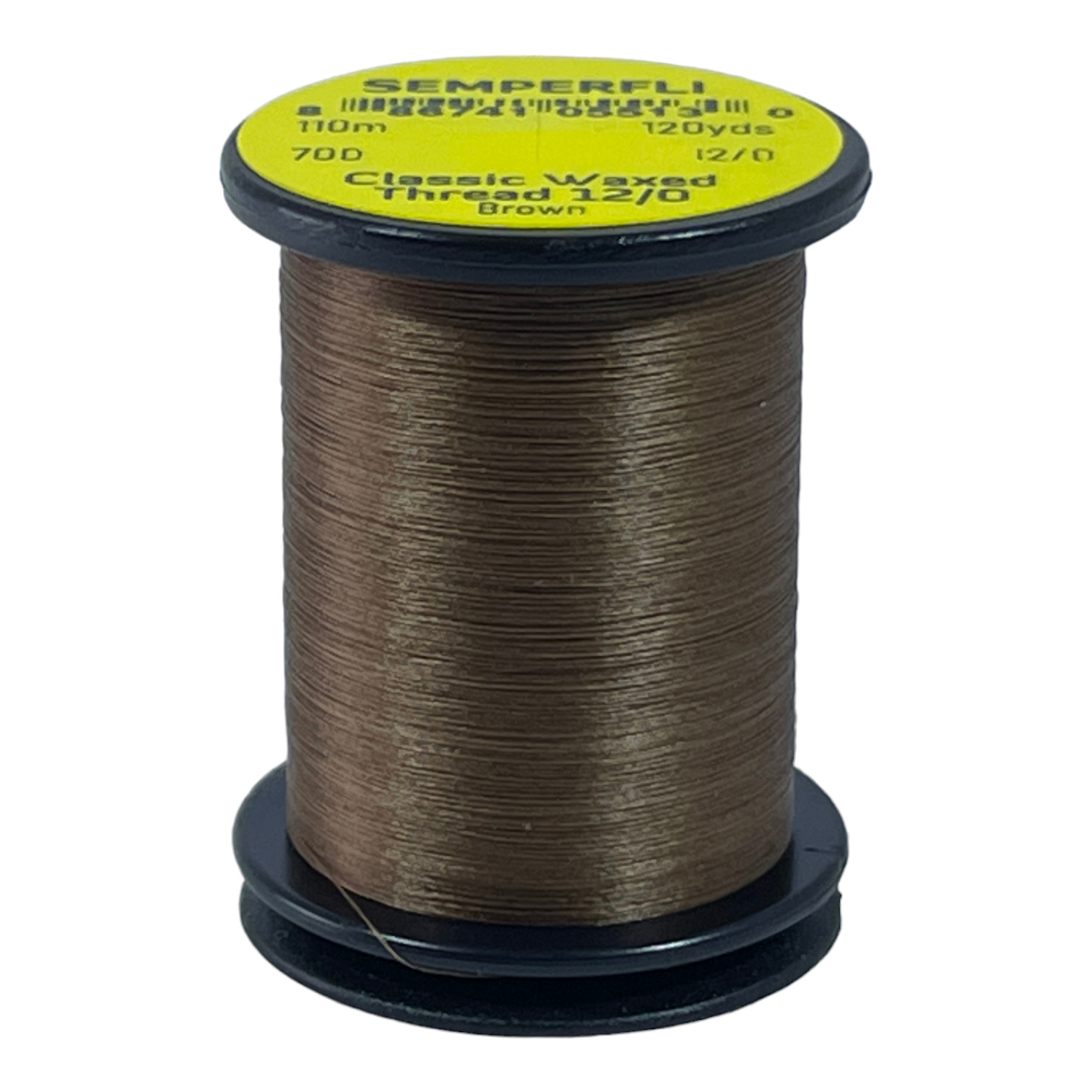 Semperfli Classic Waxed Thread 12/0 110m (120 Yards) Brown